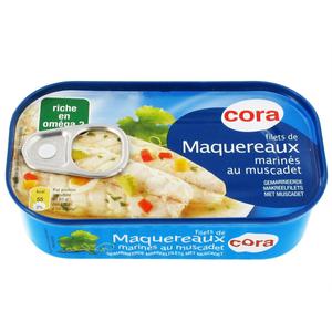 Acheter Cora Filets De Maquereaux Marin S Au Muscadet Et Aux Aromates