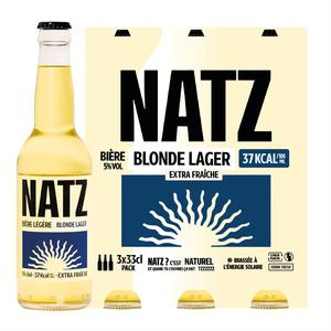 Livraison à domicile NATZ Bière blonde légère 5 Vol 3x33cl