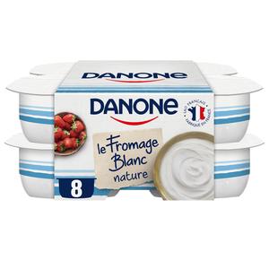 Livraison à domicile Danone Fromage blanc nature 3 2 mg 8x100g