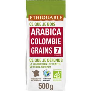 Ethiquable Commerce Equitable Caf En Grains Arabica Bio De Colombie