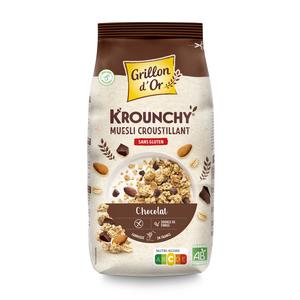 Acheter Grillon Or Krounchy Muesli Chocolat Sans Gluten BIO 500g