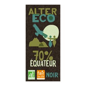 Alter Eco Commerce Equitable Chocolat Noir Cacao Bio D Equateur