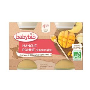 Achat Babybio Mangue Pomme d Aquitaine Bio Pot Bébé Dès 4 mois 2x130g