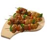 Carr� de boeuf - 4 Brochettes de canard aux trois poivres