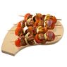 Carr� de boeuf - 4 Brochettes de dinde paprika 