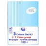 Cora - Cahiers 21 x 29,7 cm 96 pages grands carreaux