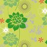 Lotus - 20 serviettes green flower