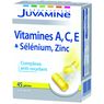 Juvamine - Comprim�s vitamines A,C,E, s�l�nium + zinc