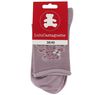 Lulu Castagnette - Paire de soquettes ourson bords roul�s 36/40