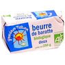 Grandeur nature - Beurre bio doux de baratte moul�