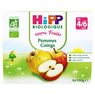Hipp - 100% fruits pommes coings bio, d�s 4 mois
