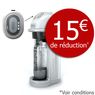 Sodastream - Fontaine � eau gazeuse FIZZ blanc ivoire