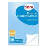 Cora - Bloc de correspondance 14,8 x 21 cm 50 feuilles lign�es