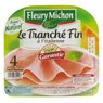 Jambon le tranch� fin � l'italienne 120g 4 tranches 