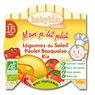 Babybio - Mon P'tit Plat l�gumes du soleil poulet basquaise riz