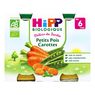 Hipp - D�lices du jardin petits pois carotte d�s 6 mois