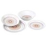 Quid - Service 19 pi�ces feutre rouge en porcelaine