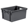 Eda - Bac de rangement gris 30 litres