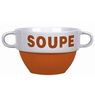  - Lot de 6 bols � soupe orange