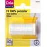 Crea Pecam - Fil polyester multi-usages blanc  200m