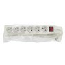 Prodelect - Bloc 6 prises + terre avec interrupteur 16A