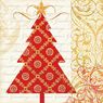 Paperproducts Design - Serviettes papier sapin rouge