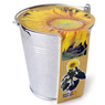 Radis Et Capucine - Pot zinc 12 cm Tournesol Bio