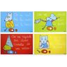 Incidence - Lot de 4 sets de table bonnes mani�res