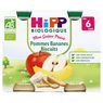 Hipp - Go�ters plaisir pomme bananes biscuits bio, d�s 6 mois