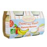 Babybio - Cr�me aux fruits  pomme banane bio d�s 6 mois