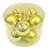 Cora - Lot de 10 boules en verre unies 6cm