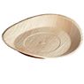  - Assiettes rondes en feuille de palmier 22cm
