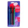 Cora - Stylos bille r�tractables couleurs assorties