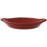 Pyrex - Plat � cr�me br�l�e rouge natura
