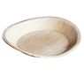  - Assiettes creuses ronde en feuille de palmier 20cm