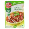 C�r�al Bio - Petit cuisin� lentilles riz et soja cuisin� 