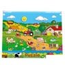 Ad�le la coccinelle - Puzzle en bois - A la ferme