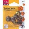 Crea Pecam - Boutons jeans automatiques couleur cuivre
