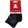 Lulu Castagnette - Paire de soquettes ourson bords roul�s 31/35