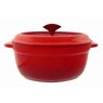 Pyrex - Cocotte ronde Zeus vitri 24cm fonte d'acier 