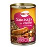 Cora - Saucisses et lentille