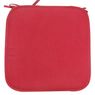 Influx - Galette de chaise carr�e rouge