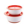 Oxo Tot - Set de 2 bols avec couvercle orange