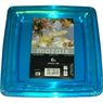  - Assiettes carr�es plastique turquoise