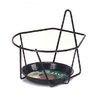 Jardifer - Porte-Pot Mural &Oslash; 22 Cm Noir