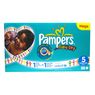 Pampers - Couches babydry T5 junior 11/25kg format Mega