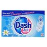 Dash - Lessive tablettes Fleur de lys et Perles de ros�e 20 lavages  1.32kg