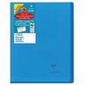 Clairefontaine - Cahier Kover Book 17 x 22 cm 96 Pages Grands Carreaux Bleu