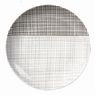  - 6 assiettes plates tissage 27cm 