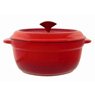 Pyrex - Cocotte ronde Zeus vitri 28cm fonte d'acier 